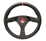 Sparco For R383 Champion Black Leather Steering Wheel With Red Stitching. Fixed Price $300.97.