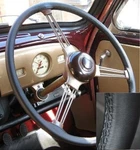 Fits Triumph TR3 1955-1962 Top Quality Real Black Leather Steering Wheel Cover. Fixed Price $46.08.