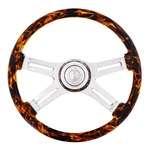 United Pacific 88309 18-INCH Flame Steering Wheel With Matching Bezel. Fixed Price $208.00.