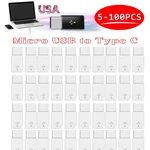 5-100PACK Type Adapter Converter Micro-b Usb-c Connector. Fixed Price $9.55.