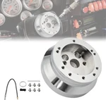 For Gm Chevy 5 & 6 Hole Steering Wheel Polished Hub Adapter Flaming River Ididit. Fixed Price $25.99.