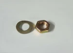Steering Wheel Nut Yellow Zinc Plated For Porsche 924 944 Vw Beetle Cf. No. 90007800601. Fixed Price $9.64.