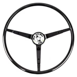 1965-1966 Ford Mustang Standard Black Steering Wheel New Quality Reproduction. Fixed Price $194.99.