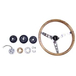 Grant Steering Wheel Kit Classic Nostalgia Wood 15" With Mustang Horn Button .... Fixed Price $313.99.