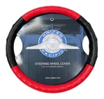 United Pacific Black & Red 18" Steering Wheel Cover For Peterbilt Kenworth. Fixed Price $39.99.