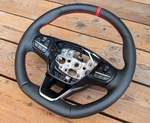 New Leather Steering Wheel 18- Ford Transit Custom MK8 MK9 Puma MK2 Flat Bottom. Fixed Price $493.64.