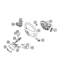 Genuine Mopar Steering Column Shroud 68010449AA. Fixed Price $23.30.