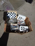 Cibie Iode 35 Fog Lights Made France Chrome Square Lamp Vintage Nos. Fixed Price $199.99.