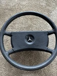 Steering Wheel Assembly Black 1264640017 Mercedes-benz W123 W124 W126 W201. Fixed Price $100.00.