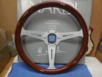 Nardi Mahogany Wood Steering Wheel Oe Box With Horn Button, Nos Unused. Fixed Price $325.00.