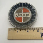 Vintage 1968 Kaiser Jeep Horn Medallion Center Button Cap Emblem Used Pre-owned. Fixed Price $20.00.