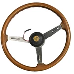 1973 Alfa Romeo Iniezione Personal Woodgrain Steering Wheel W/horn Button Oem. Fixed Price $225.00.