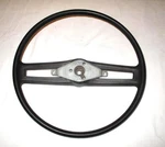 Mopar 71 77 Dodge Van Black Steering Wheel & Horn Switch 2961241. Fixed Price $60.00.
