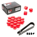 20X Wheel Bolt Caps Set Red 17 Mm For Fiat. Fixed Price $25.66.