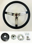74-94 Blazer C10 C20 C30 S10 Truck Black On Chrome 15" Steering Wheel Rb Bowtie. Fixed Price $147.95.