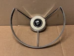 1958 Ford Fairlane Skyliner Nos Steering Wheel Horn Bar Fomoco Feg 3624B. Fixed Price $219.00.