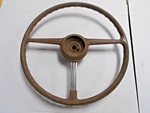 Vintage 1938 1939 Pontiac ? Factory Steering Wheel Solid Banjo. Fixed Price $189.99.