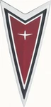 New Bumper/header Emblem Red Arrowhead Amd Fits Pontiac Firebird K-499724. Fixed Price $108.48.