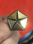Nos 1963-1966 Chrysler Pentastar Fender Emblem Gold Dodge Plymouth Mopar 65. Fixed Price $100.00.