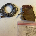 48-50 Ford Horn Button Wire Assembly FAB-14308-A Nos #j. Fixed Price $35.00.