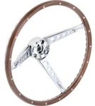 Oer Reproduction Deluxe Woodgrain Steering Wheel 1967 Ford Mustang Models. Fixed Price $409.98.