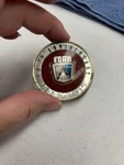 1953 Ford 50TH Anniversary Car Horn Button Plastic Used FAD-3627. Fixed Price $30.00.
