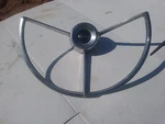 1961 Mercury Comet Steering Wheel Horn Chrome Bezel Vintage Oem Fomoco. Fixed Price $75.00.