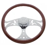 Peterbilt-kenworth Chrome 18" Lady Steering Wheel With Hub. Fixed Price $230.92.