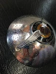 Chrysler Fluid Drive 1946 47 48 Horn Center Cap Part # 1119629. Fixed Price $45.00.