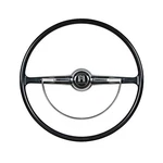 Black Steering Wheel Kit, Stock Design, Fits 1962-1971 BUG/GHIA/TYPE-3. Fixed Price $234.95.