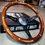15 Inch Black Steering Wheel Wood C10 Truck Chevy Gmc Classic Car Hotrod. Fixed Price $167.38.