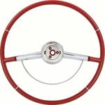 Oer 9740629 1964 Impala Steering Wheel W/horn Ring, Red. Fixed Price $334.99.