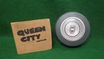 1978-1980S Ford Blue Padded Horn Button Steering Wheel Fairmont. Fixed Price $25.00.