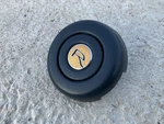 1988 1989 Buick Reatta Horn Pad Assembly Blue Leather Oem. Fixed Price $95.00.