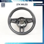 2020-2025 Porsche Taycan Rwd Driver Sport Steering Wheel Black Leather Oem 27K. Fixed Price $250.00.