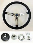 1970-87 Dodge Ram D100 D200 D300 Pick Up 2WD Truck Black Steering Wheel 14 1/2". Fixed Price $147.95.