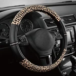 Road Comforts Leopard Steering Wheel Cover - Made With Pvc Leather Black. Fixed Price $26.81.