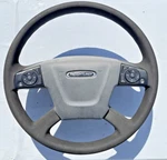 Peterbilt Paccar J91-6002-210 Black Leather Steering Wheel. Fixed Price $1299.00.