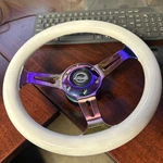 Nrg Innovations Steering Wheel (350MM) White Paint Grip W/neochrome 301220. Fixed Price $104.99.