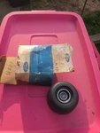 Nos 1973 Ford Maverick Steering Wheel Center Horn Cover. Fixed Price $39.50.