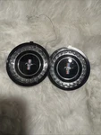2X 1967 Ford Mustang Steering Wheel Pad Horn Emblem. Fixed Price $29.99.