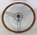 Maverick Torino Galaxie Ltd Gt 9 Hole Wood Steering Wheel 15" Ford Center. Fixed Price $329.95.