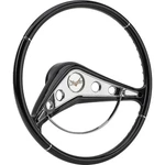 1959-60 Impala Gm Full Size; 15" Steering Wheel; Black; With Chrome Horn. Fixed Price $369.99.