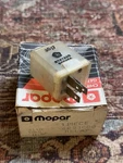 Oem Mopar Horn Relay White 4221658 Dodge Chrysler Plymouth Nos. Fixed Price $19.76.