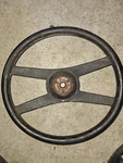 1971-1981 Oem Spoke Steering Wheel Camaro, Monte Carlo 9752584-4 Black -14.5". Fixed Price $150.00.