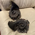 2-VINTAGE Snail Horn Autolite Model Hw Low Delco Remy 318 Antique Car. Fixed Price $40.00.