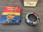 1949 Plymouth Deluxe Steering Wheel Horn Button Retainer Trim Nos 125. Fixed Price $38.99.
