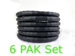 Wholesale Lot 6 Genuine Leather Car Truck Steering Wheel Cover Large - Black. Fixed Price $108.89.